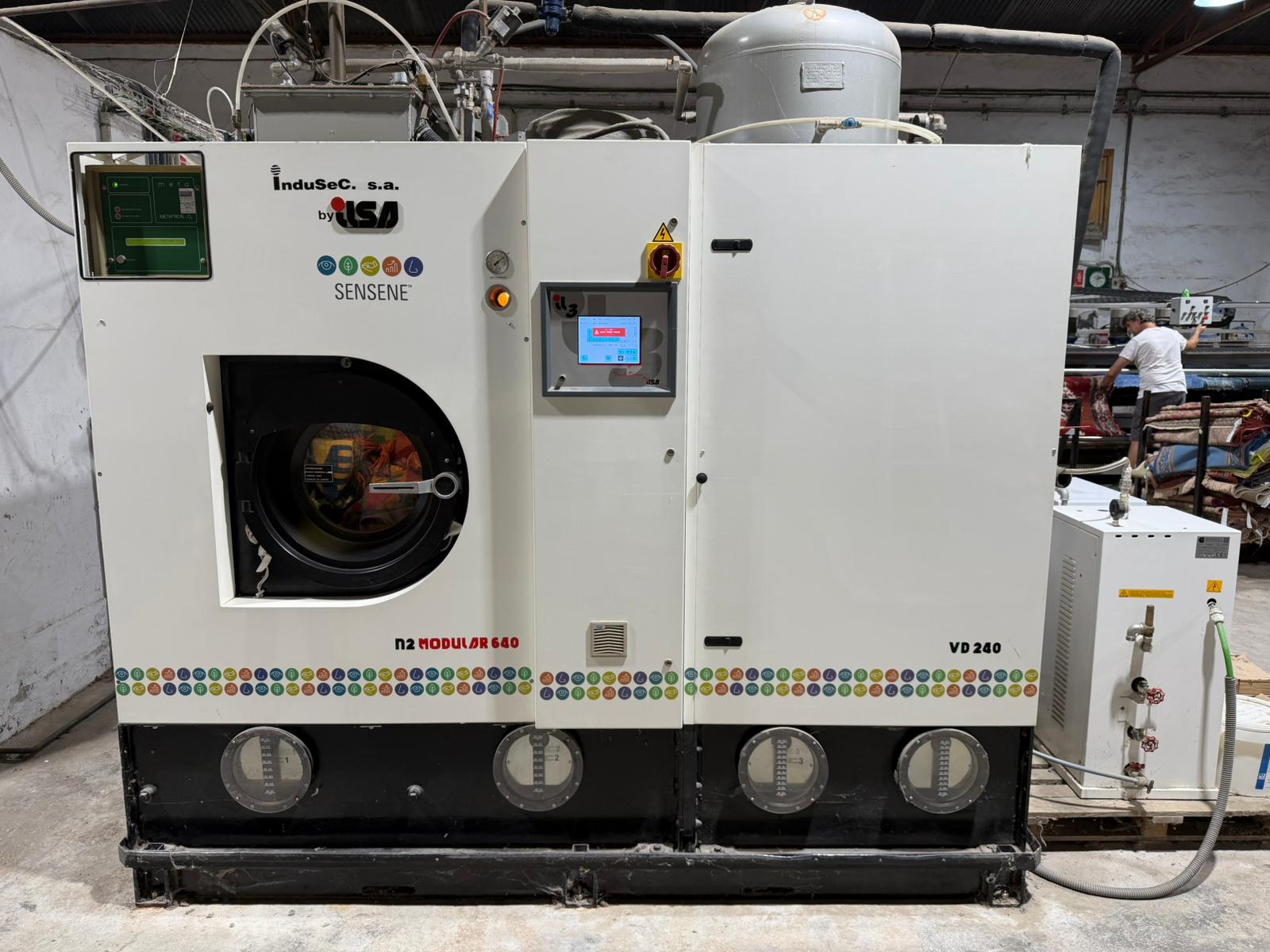 Máquina de limpieza en seco Ilsa con Sensene
